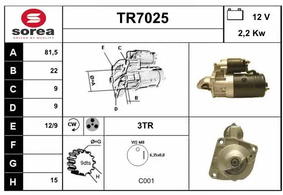 Starter (TR7025)