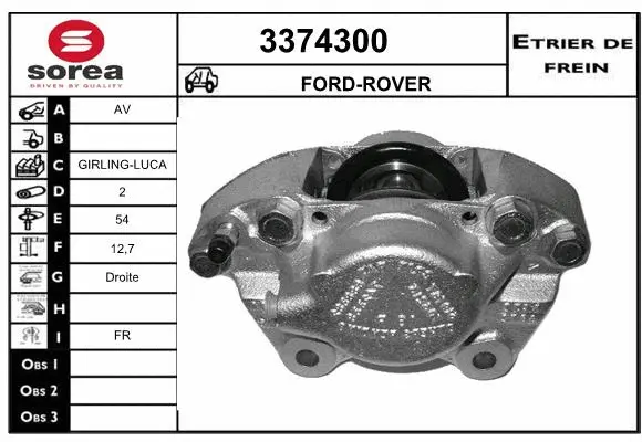 Brake Caliper (3374300)