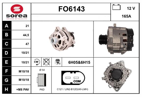 Alternator (FO6143)