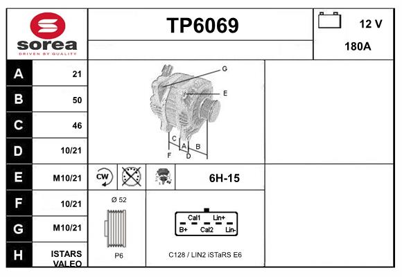 Alternator (TP6069)