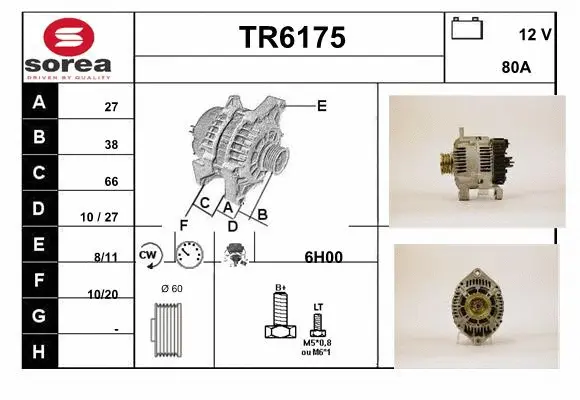 Alternator (TR6175)
