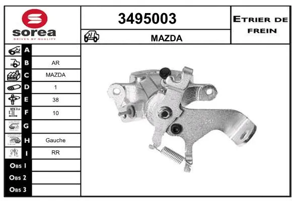 Brake Caliper (3495003)