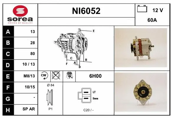 Alternator (NI6052)