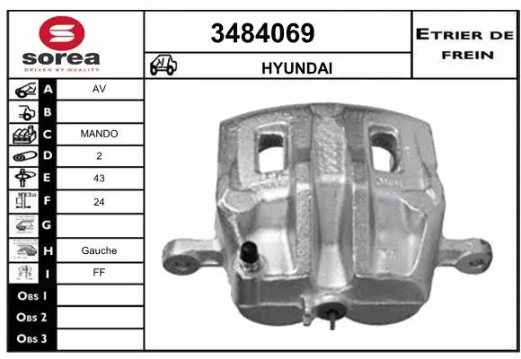 Brake Caliper (3484069)