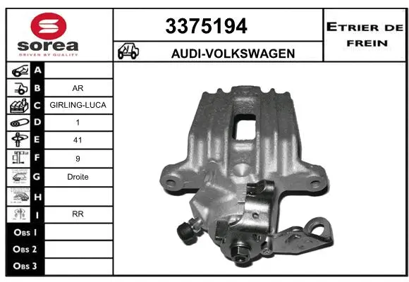 Brake Caliper (3375194)