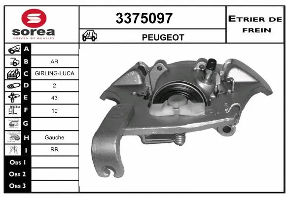 Brake Caliper (3375097)