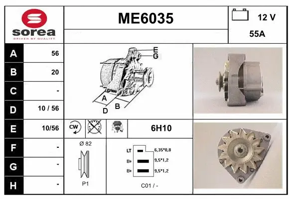 Alternator (ME6035)