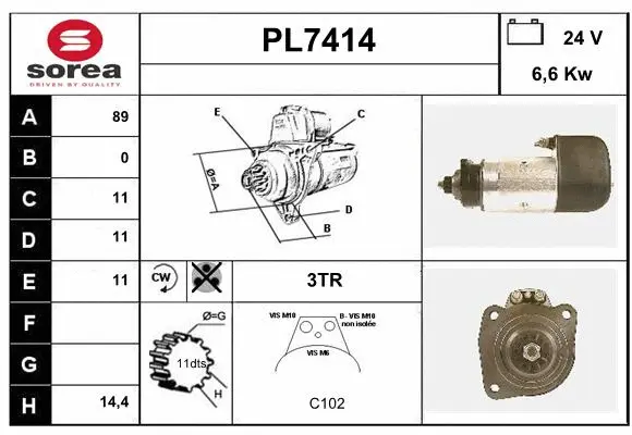 Starter (PL7414)