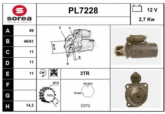 Starter (PL7228)