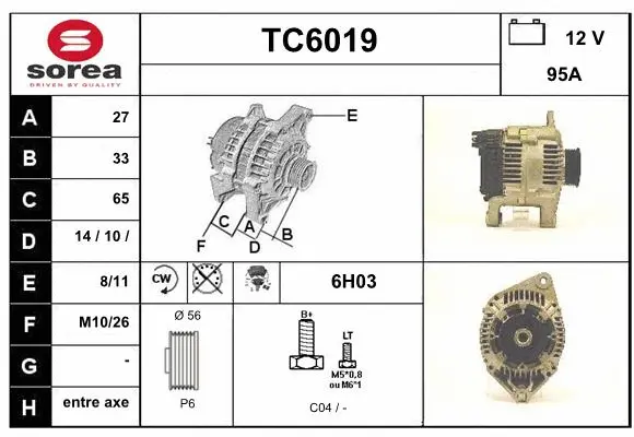 Alternator (TC6019)