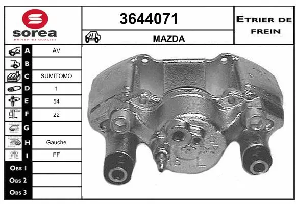 Brake Caliper (3644071)