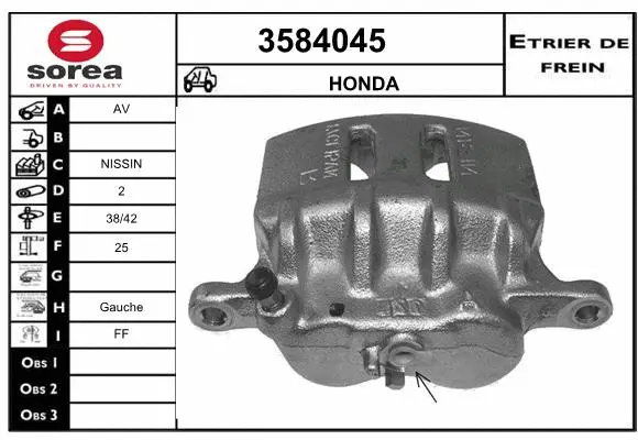 Brake Caliper (3584045)