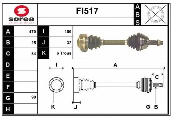 Drive Shaft (FI517)
