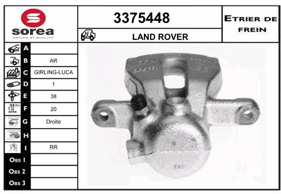 Brake Caliper (3375448)