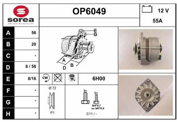 Alternator (OP6049)