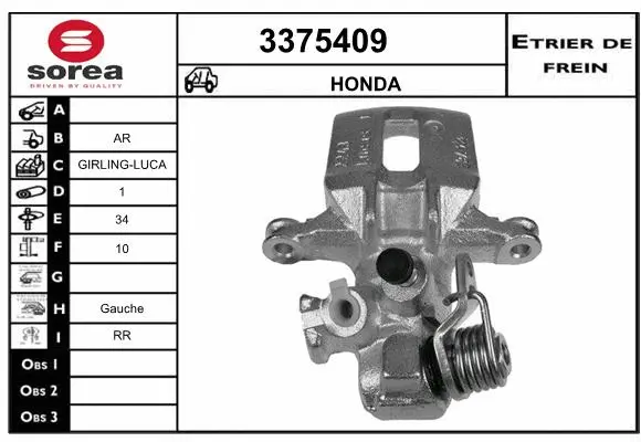Brake Caliper (3375409)