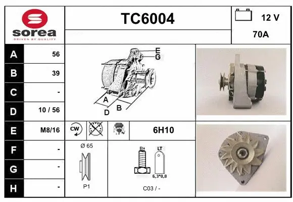 Alternator (TC6004)