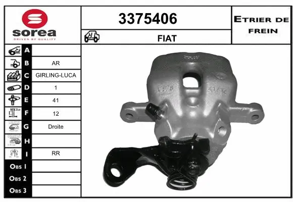 Brake Caliper (3375406)