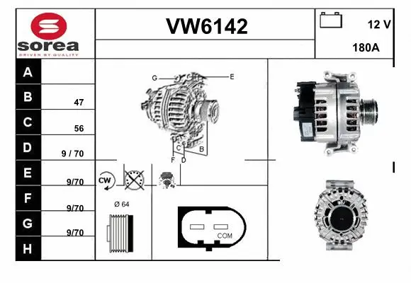 Alternator (VW6142)