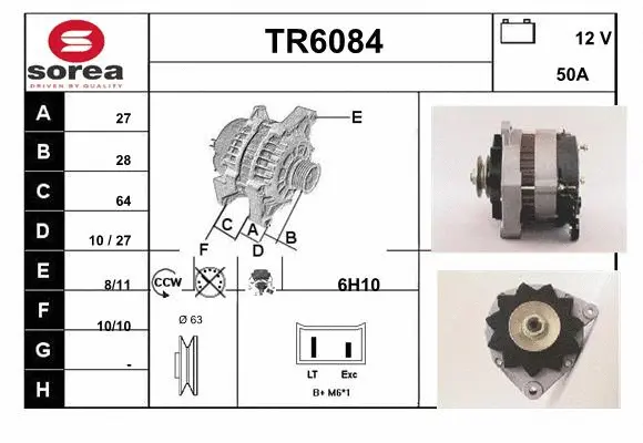 Alternator (TR6084)