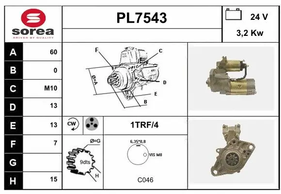 Starter (PL7543)