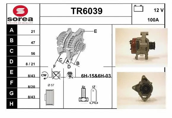 Alternator (TR6039)