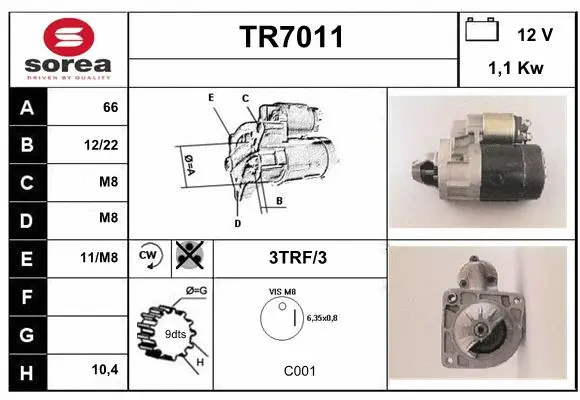Starter (TR7011)
