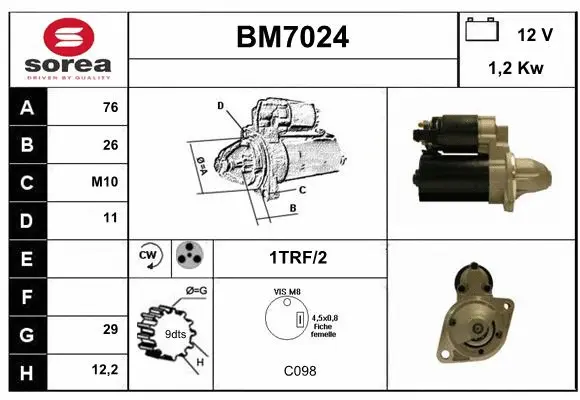 Starter (BM7024)