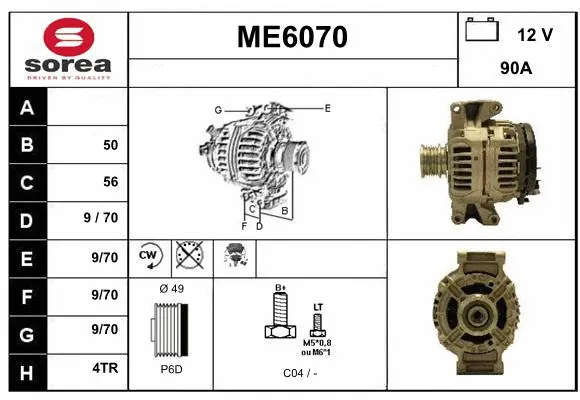 Alternator (ME6070)