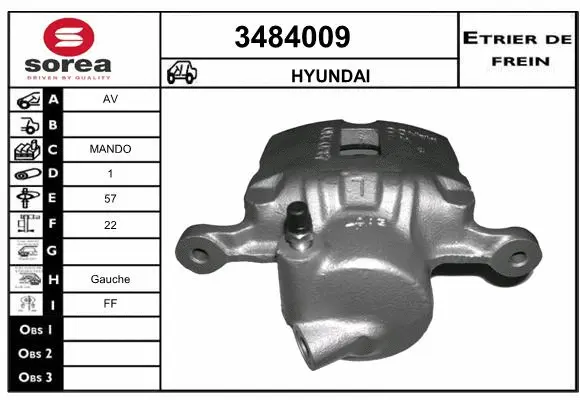 Brake Caliper (3484009)