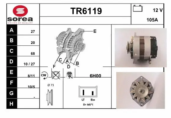 Alternator (TR6119)