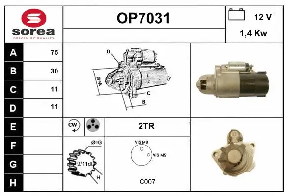 Starter (OP7031)