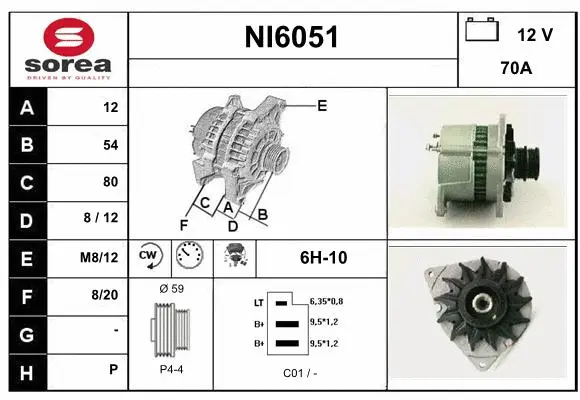 Alternator (NI6051)