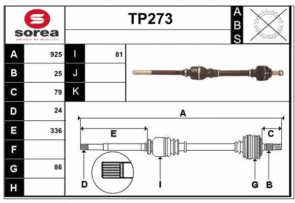 Drive Shaft (TP273)