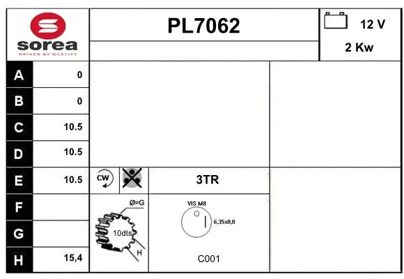Starter (PL7062)