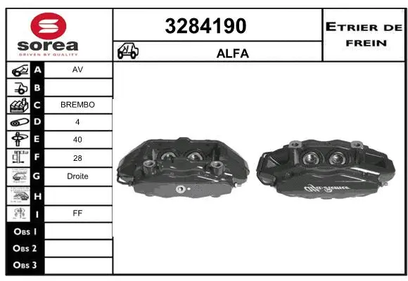 Brake Caliper (3284190)