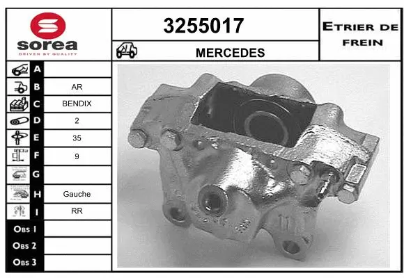 Brake Caliper (3255017)