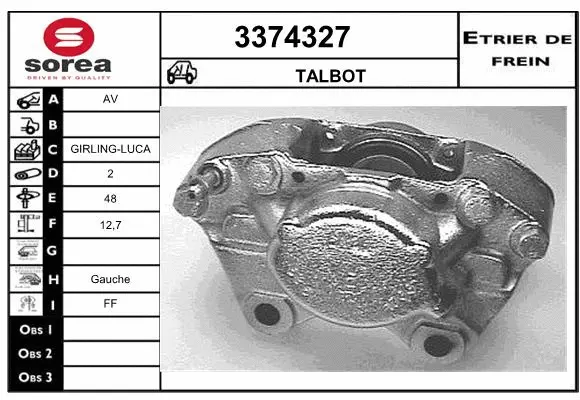 Brake Caliper (3374327)