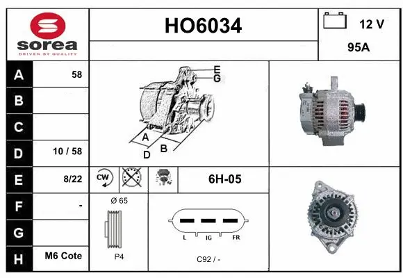 Alternator (HO6034)