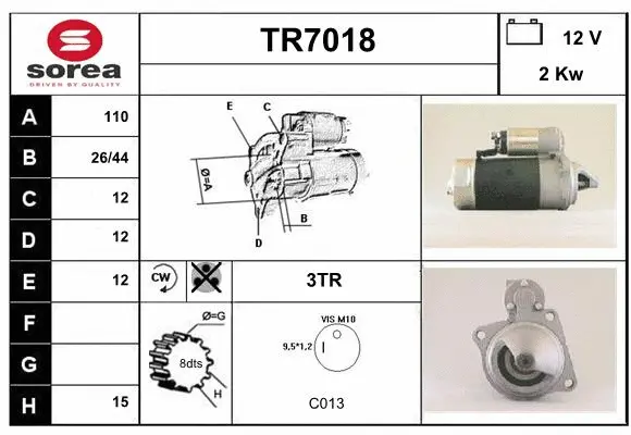 Starter (TR7018)