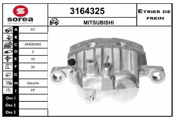 Brake Caliper (3164325)