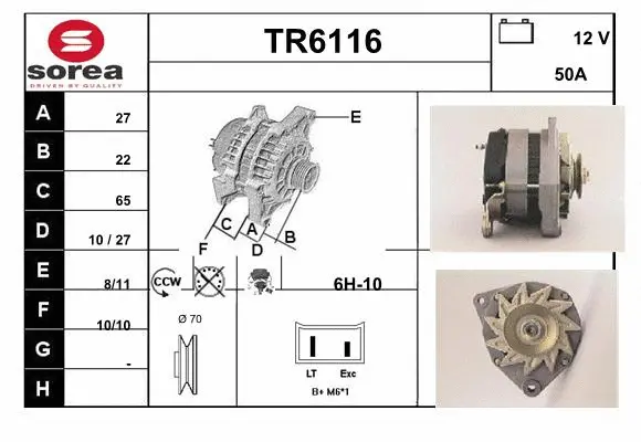 Alternator (TR6116)