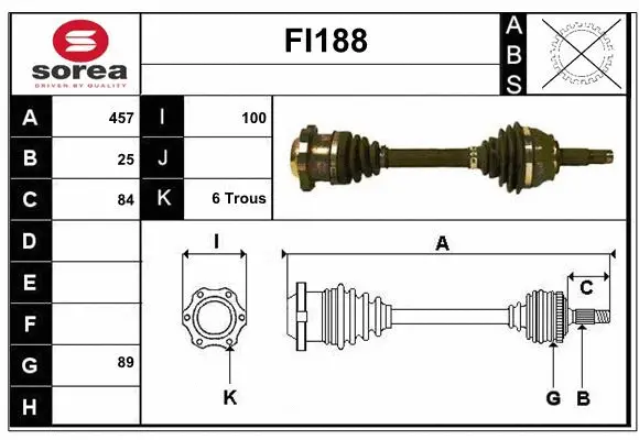 Drive Shaft (FI188)
