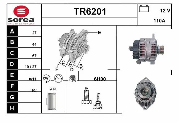 Alternator (TR6201)