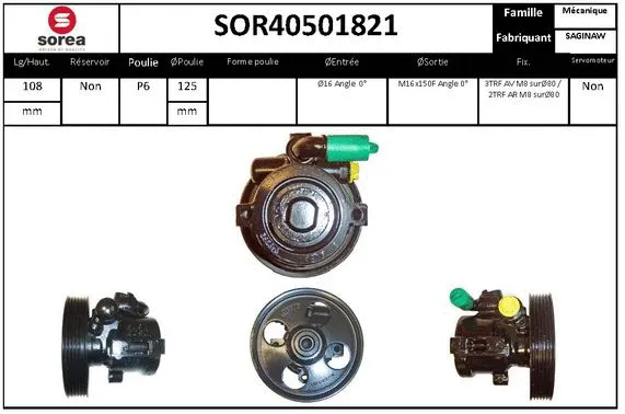 Hydraulic Pump, steering (SOR40501821)