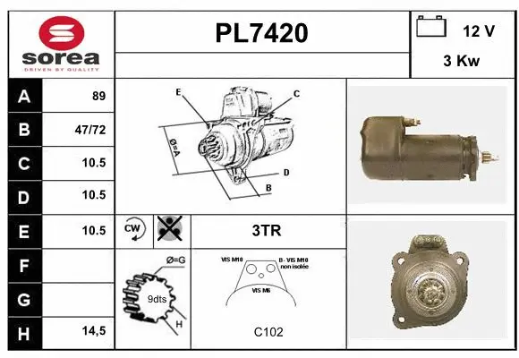Starter (PL7420)