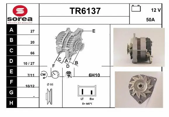 Alternator (TR6137)