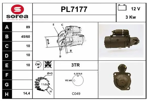 Starter (PL7177)