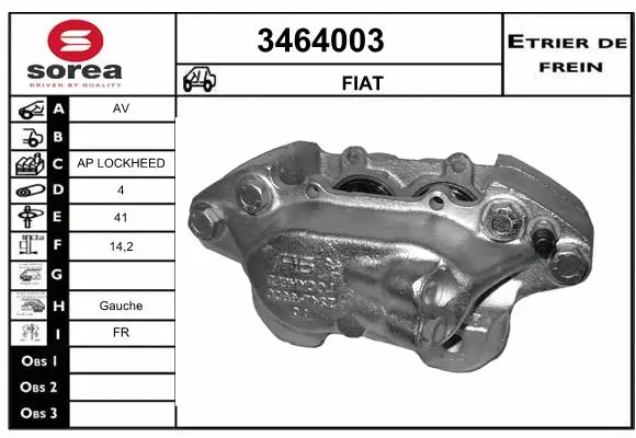 Brake Caliper (3464003)