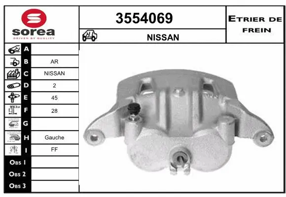 Brake Caliper (3554069)